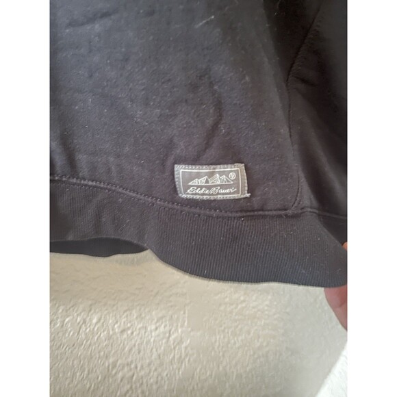 Eddie Bauer Fleece Lined Button Up Crewneck - Picture 2 of 5